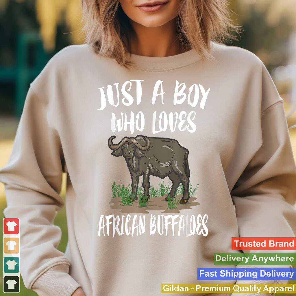 Just A Boy Who Loves African Buffaloes Animal Gift