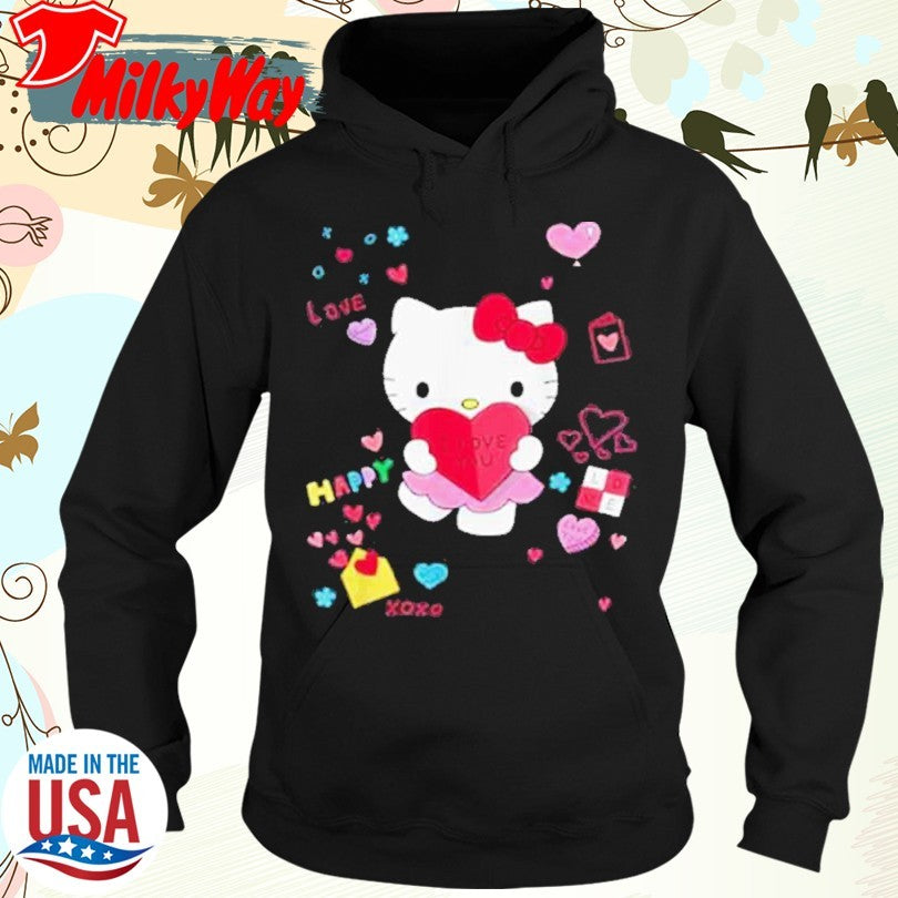 Official Hello Kitty Love Notes Valentine 2025 Shirt