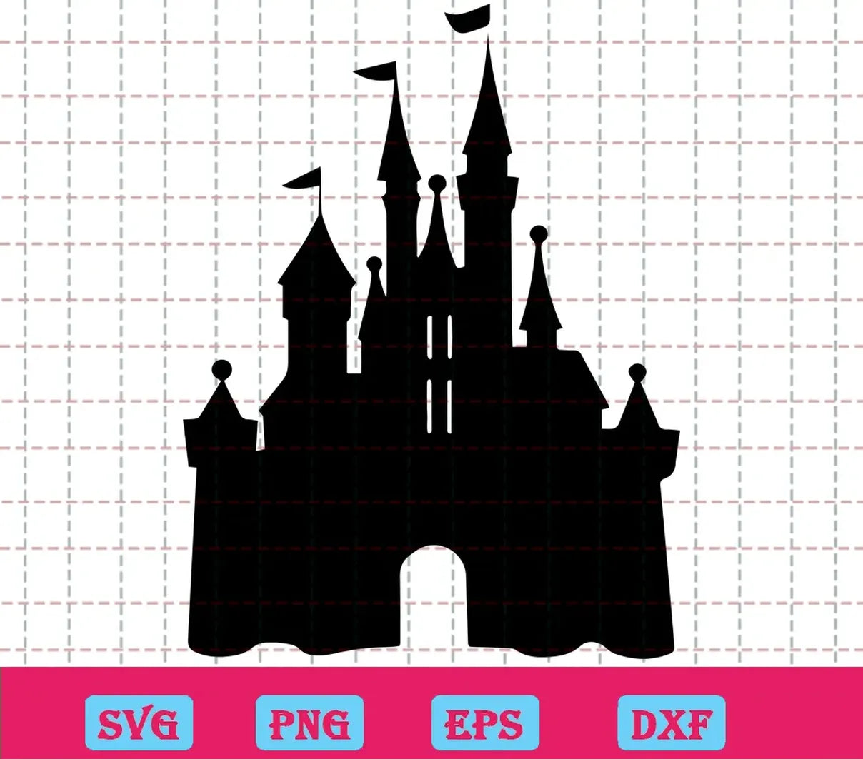 Disney Castle Outline, Free Svg Illustrations