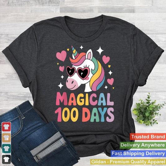 Colorful Unicorn 100 Days Milestone Celebration