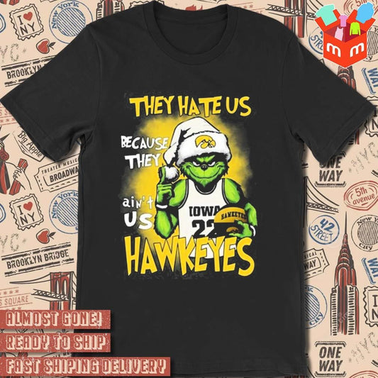 They Hate Us Because They Aint Us Hawkeyes Grinch t-shirt