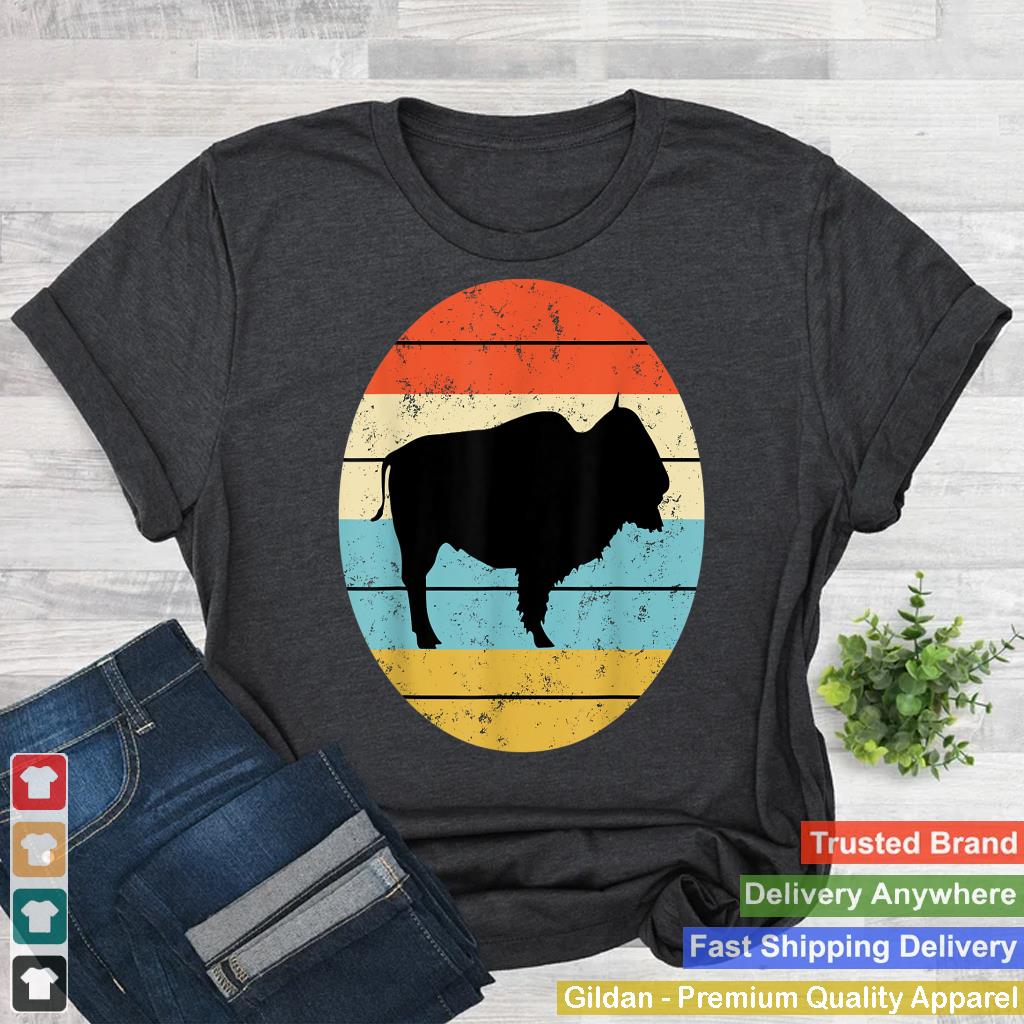 Vintage Buffalo Retro Bison