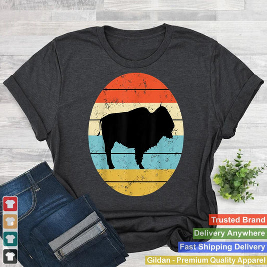 Vintage Buffalo Retro Bison