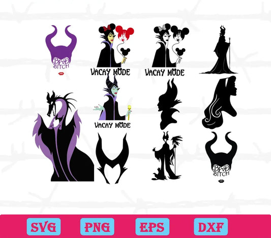 Disney Bundle Maleficent Svg