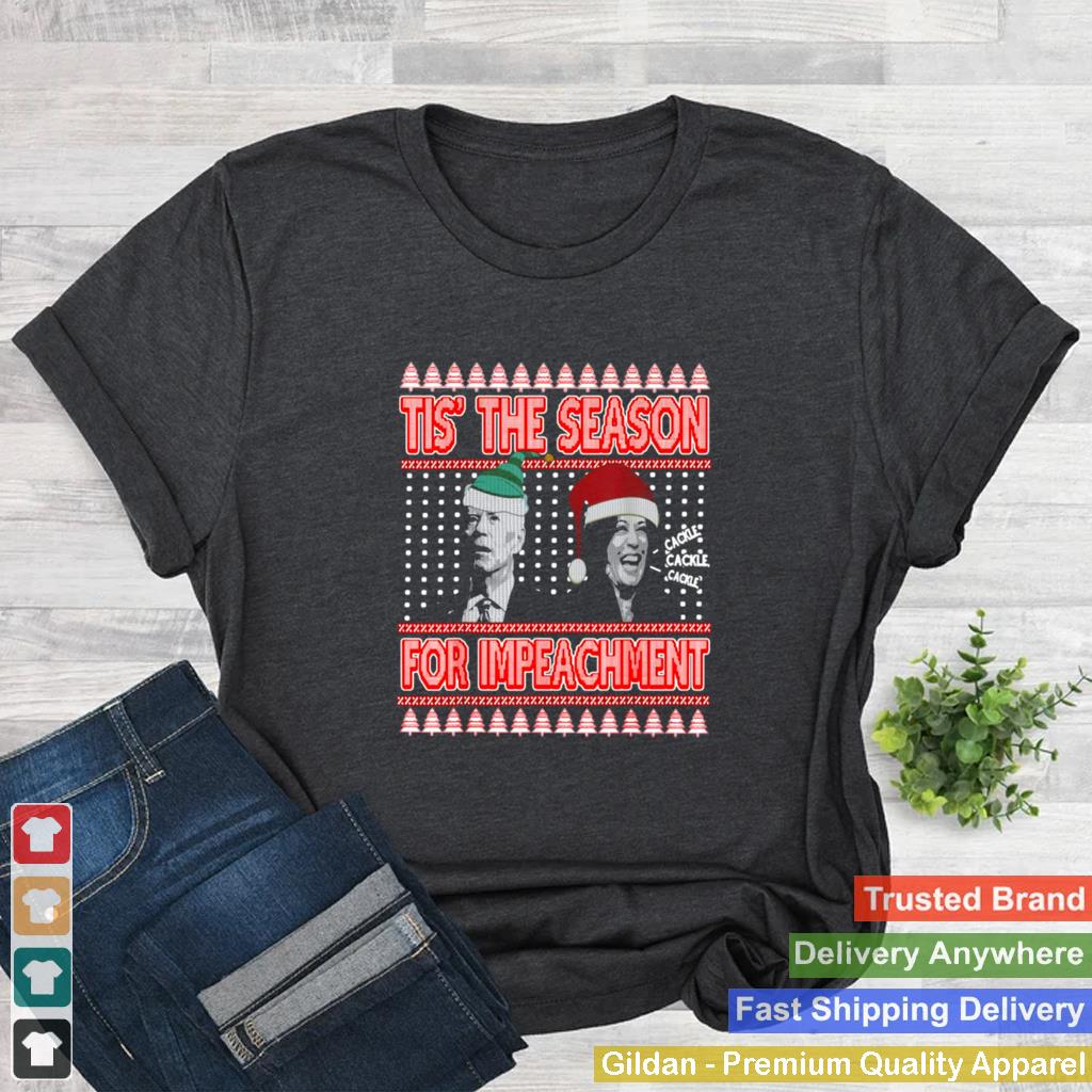 Anti Biden Harris Ugly Christmas Sweater Impeachment Shirt