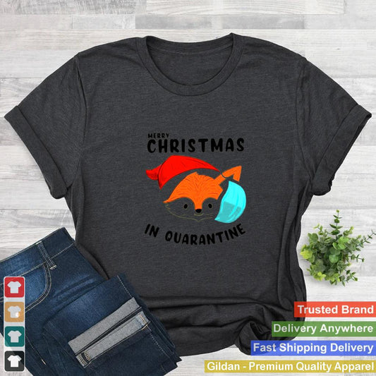 Animated-Art-In-Quarantine-Merry-Christmas-shirt