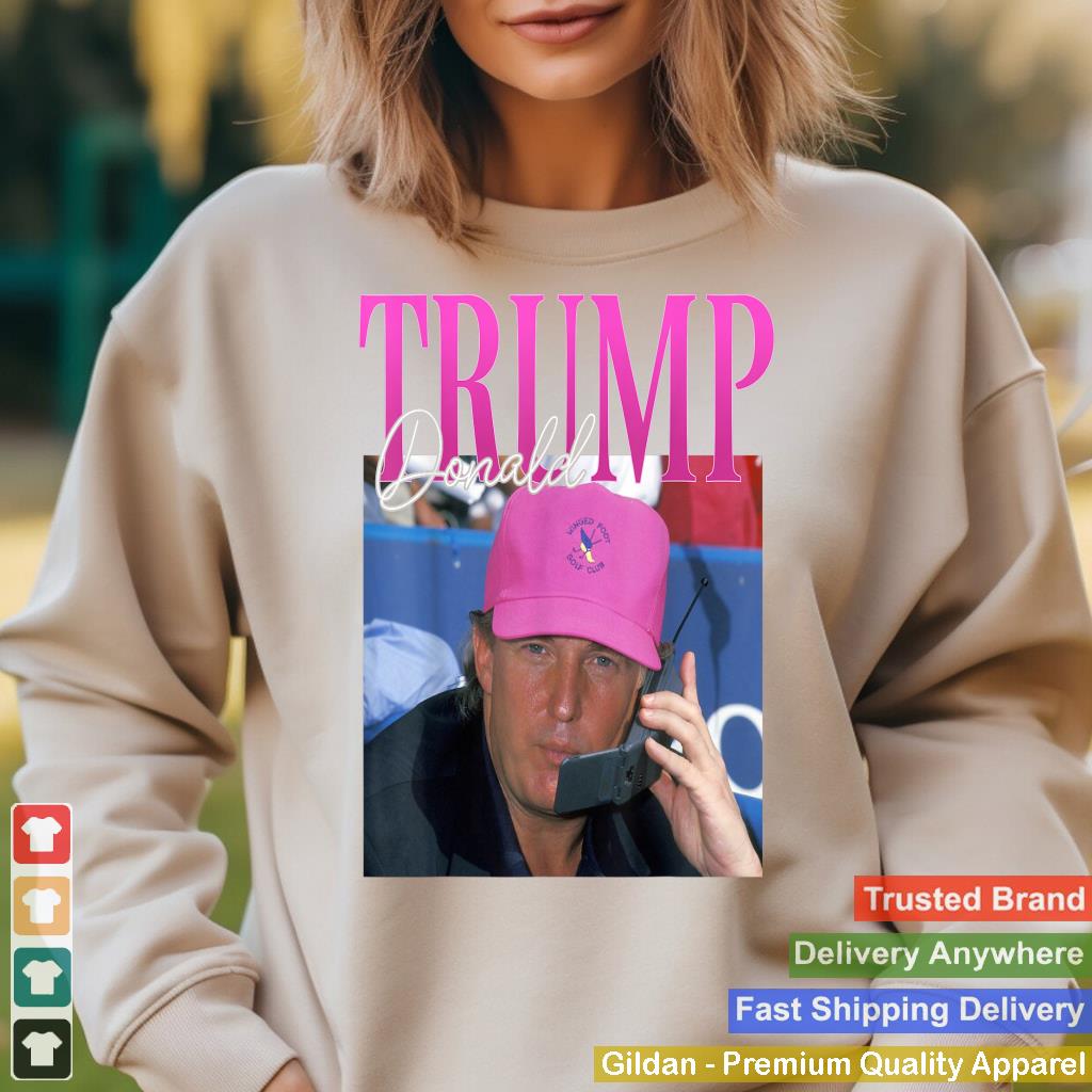 Funny Donald Trump Miss Me Yet Y2K Vintage 90s Trump Pink