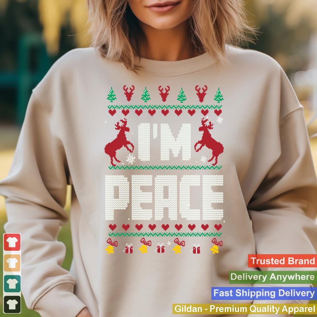 I Come In Peace - I'm Peace Xmas Matching Couples Christmas