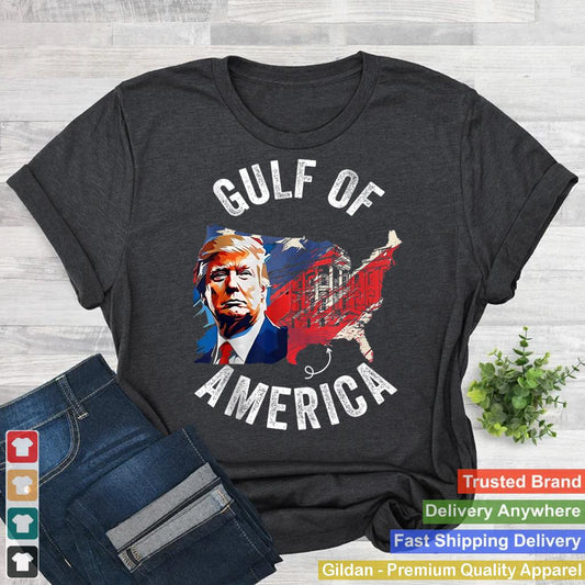 Trump America's Gulf Mexico President Trump 2025 Patriotic Tank Top