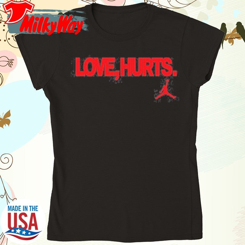 Official Jalen Hurts Wearing Love Hurts Jordan Shirt