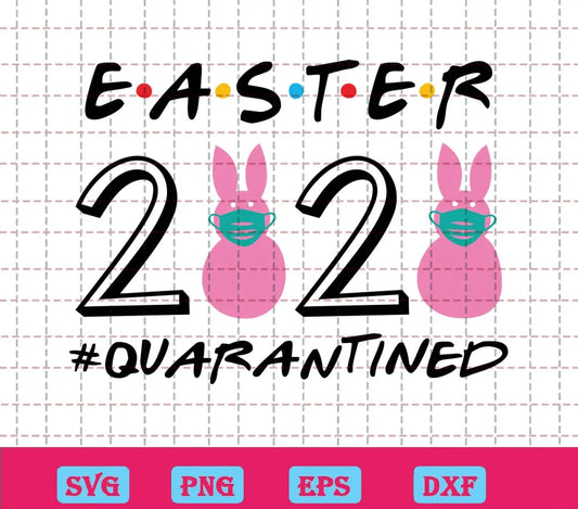 Easter Quarantined Svg Free, Quarantine Svg, Funny Svg, Instant Download