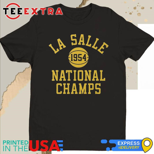 Official La Salle 1954 National Champs Shirt