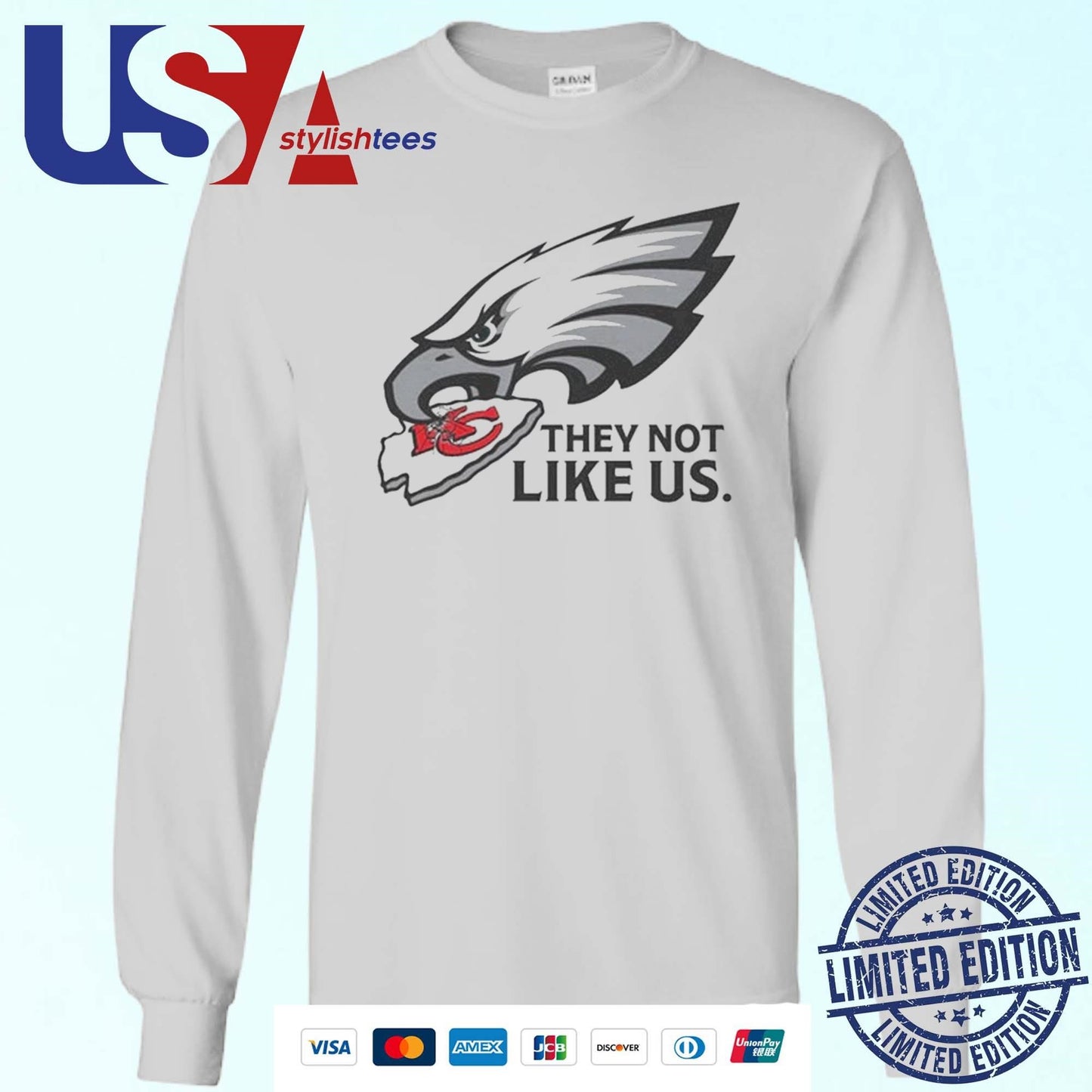 Philadelphia Eagles Beat Kansas City Chiefs They Not Like Us 2025 Shirt