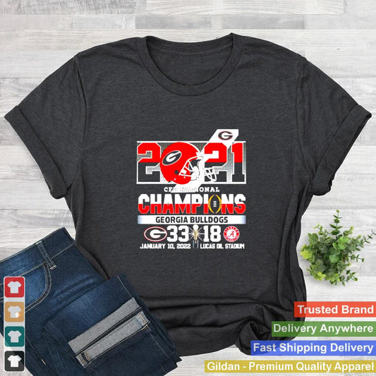 2021 CFP national champions Georgia Bulldogs win Alabama shirt