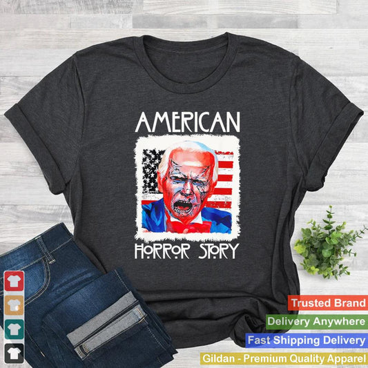 American Zombie story Halloween Usa flag shirt