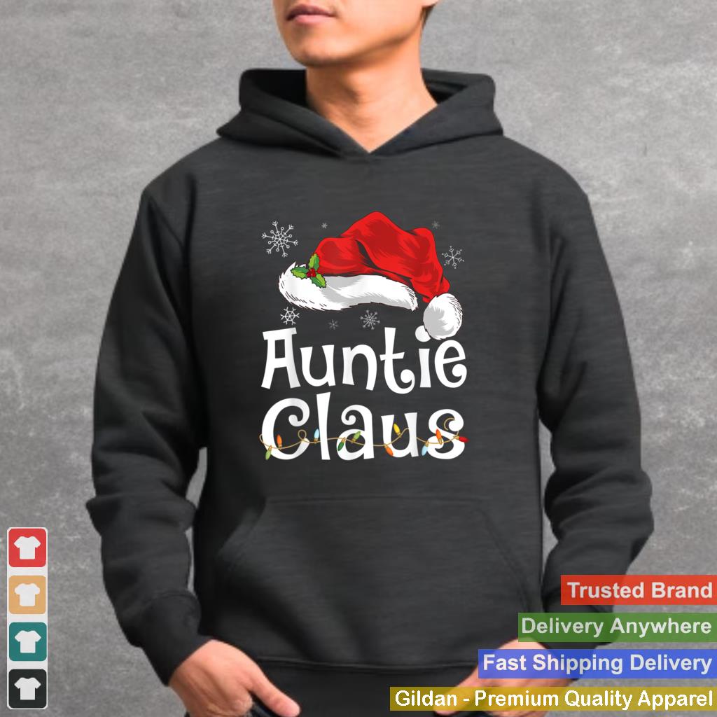 Auntie Claus Shirt Christmas Pajama Family Matching Xmas T Shirt 5 2