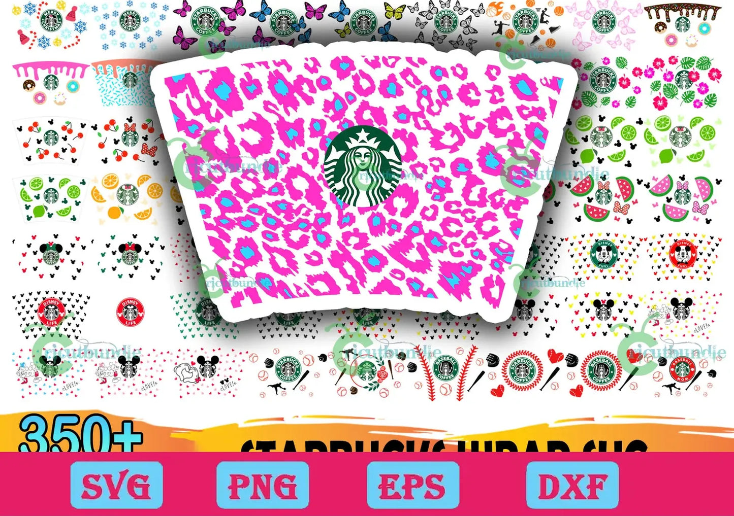 350+ Starbucks Cup Bundle Svg