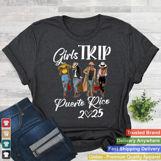 Puerto Rico Girls Trip 2025 Birthday Squad Women Vacation Tank Top