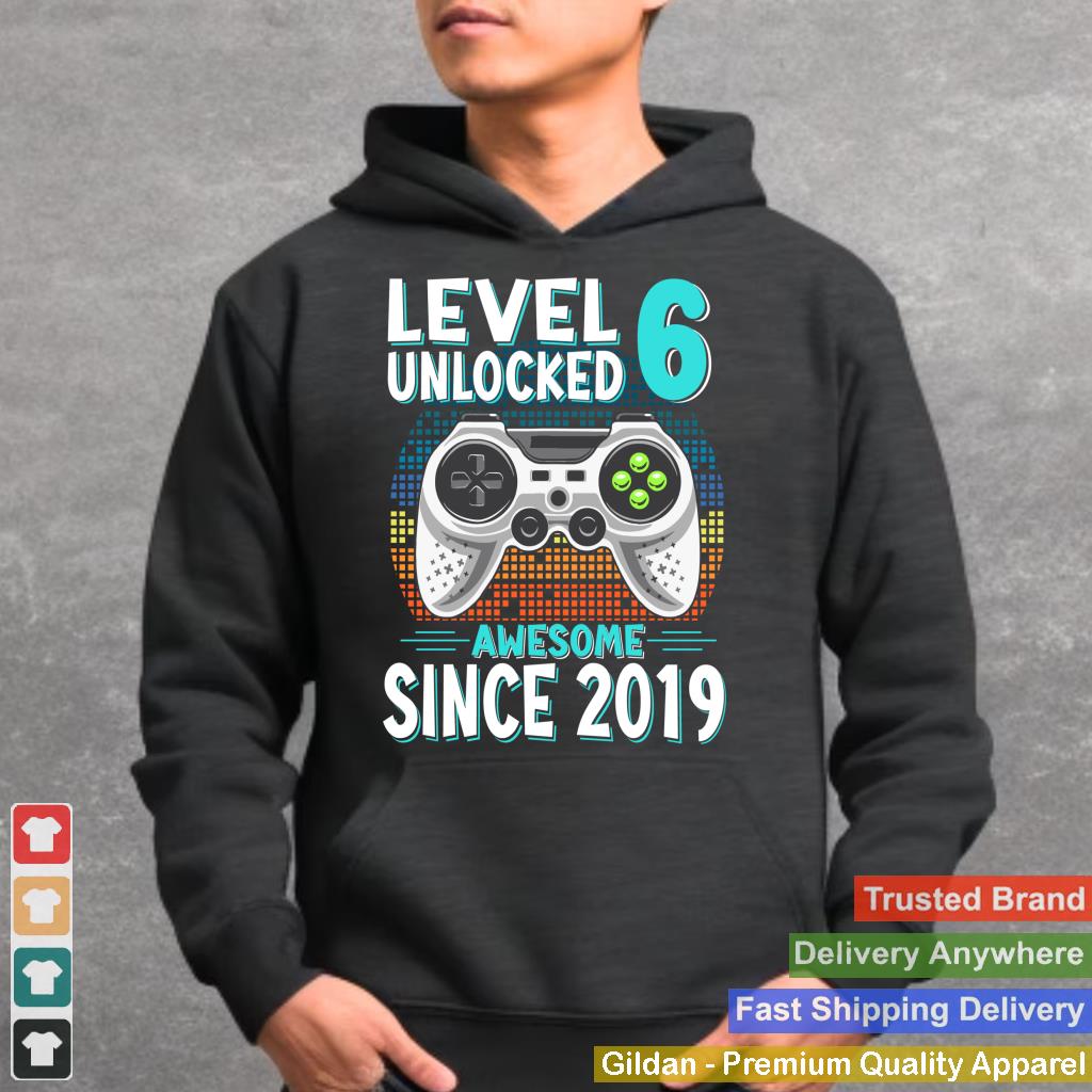 Level 6 Unlocked 6th Birthday 6 Year Old Gifts Gamer Bday