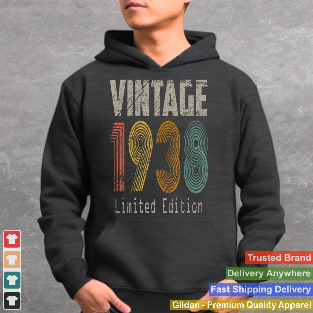 Vintage 1938 87th Birthday Gifts 87 Year Old For Men Women