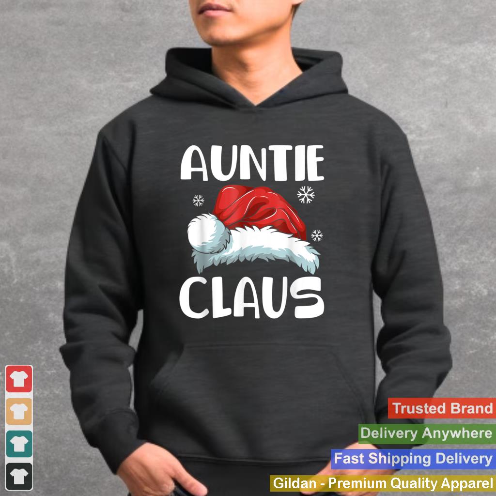 Auntie Claus Shirt Christmas Pajama Family Matching Xmas T Shirt 3 2