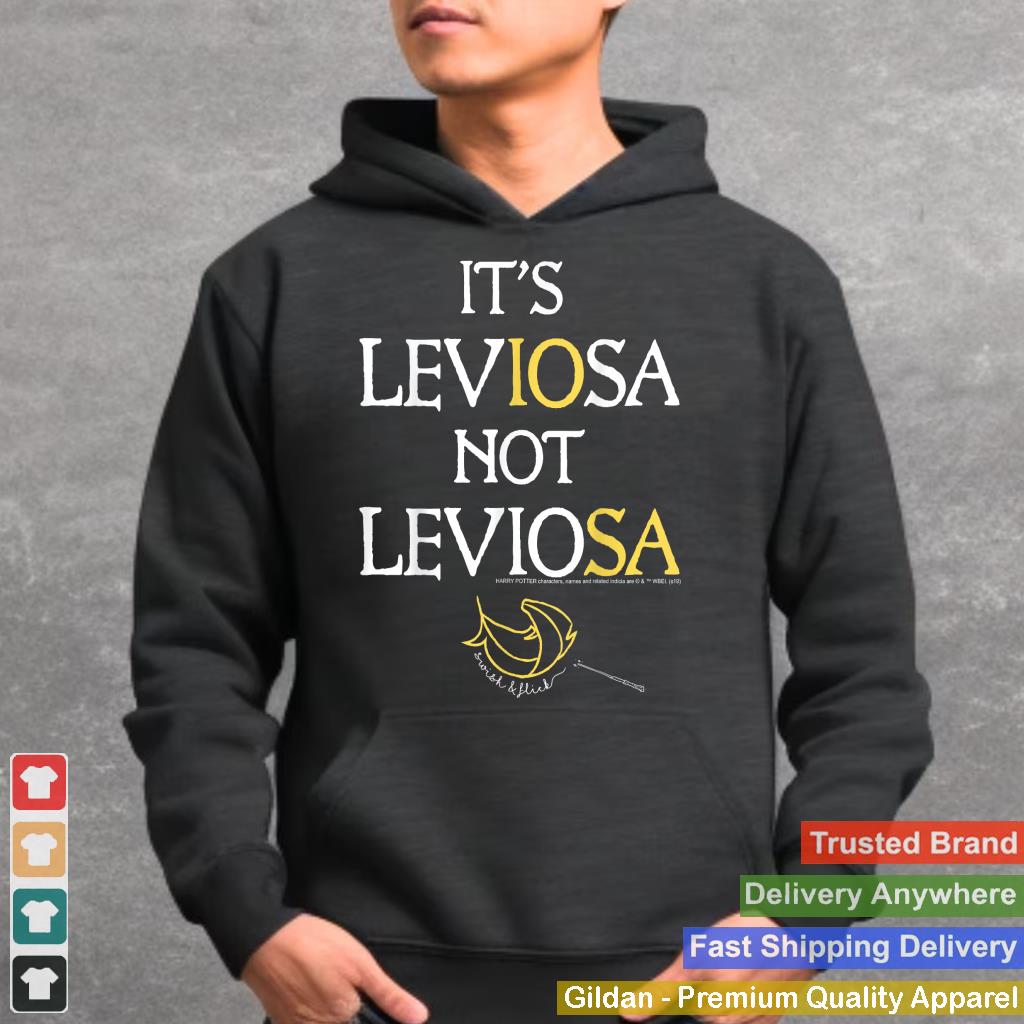 Harry Potter It's LevIOsa Not LevioSA Magic Feather Logo