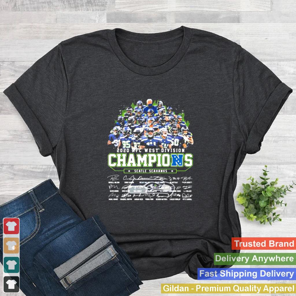 2020 Afc West Division Champions Seatle Seahawks Signature shirt