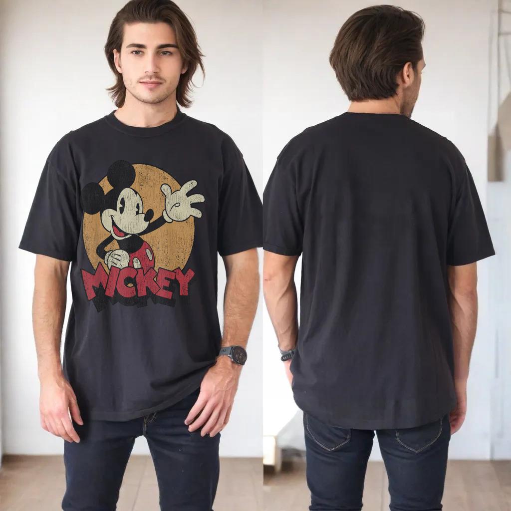 Disney Mickey And Friends Mickey Mouse Retro Distressed