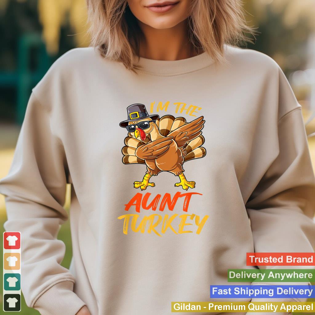 Aunt Turkey Matching Family Group Thanksgiving Party Pajama T Shirt