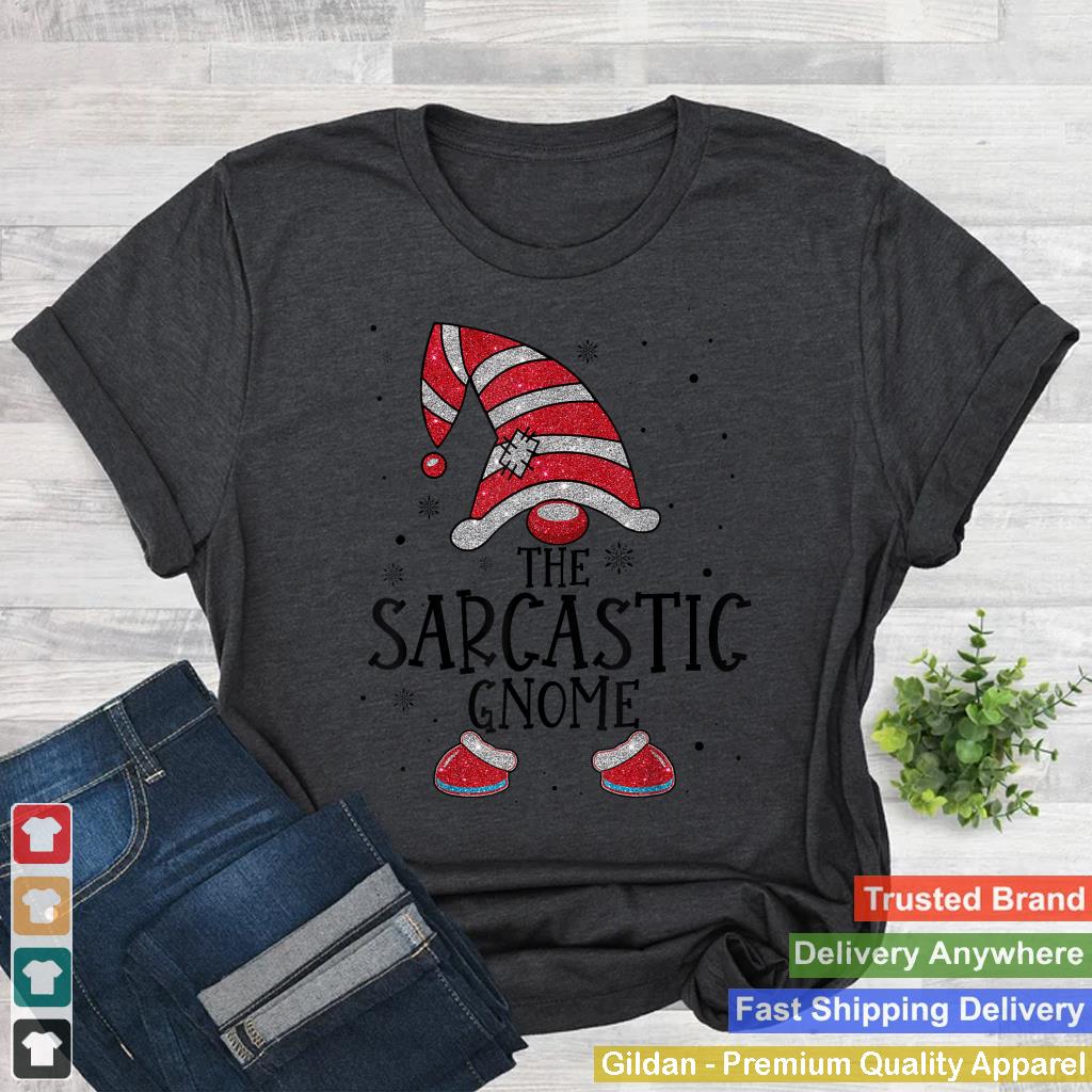 Funny SARCASTIC Gnome Buffalo Matching Christmas Pajama