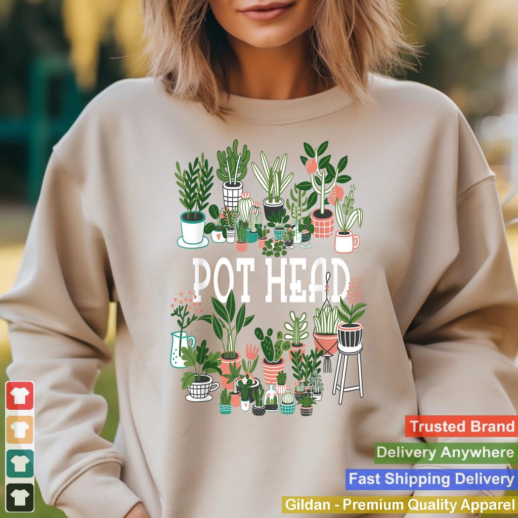 Plant Lover and Gardener Pot Head Succulent Short Sleeve