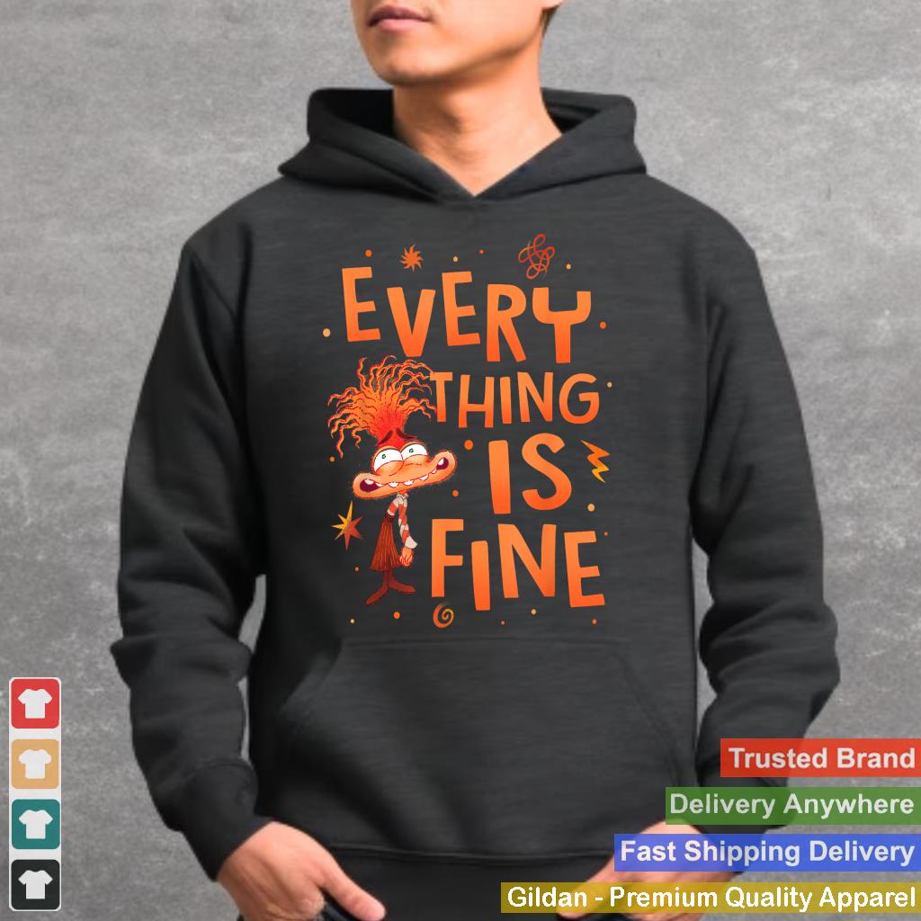 Disney Pixar Inside Out 2 Everything Is Fine Anxiety Logo