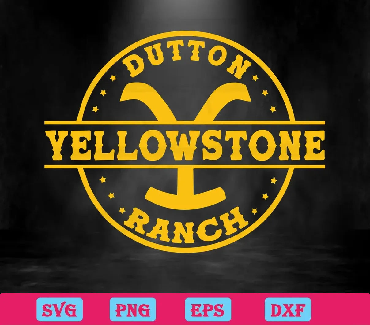 Yellowston Logo, Svg Png Dxf Eps