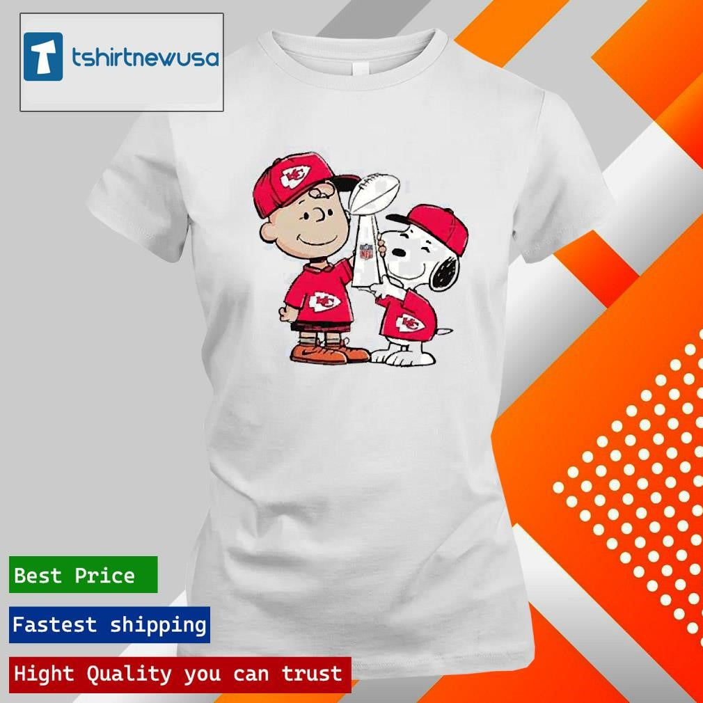 Premium Kansas City Chiefs Champions Trophy Snoopy And Charlie Brown 2025 Shirts