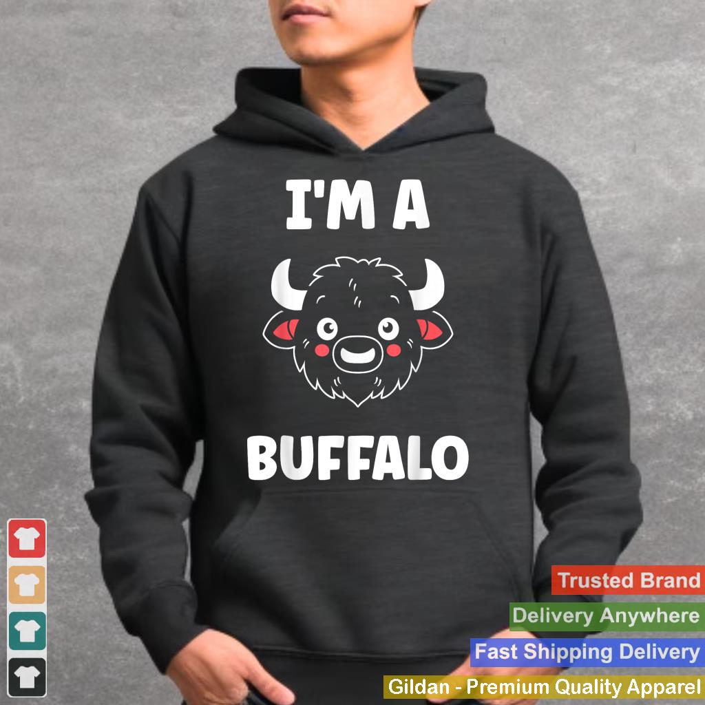 Cute Buffalo funny animals simple i'm a Buffalo