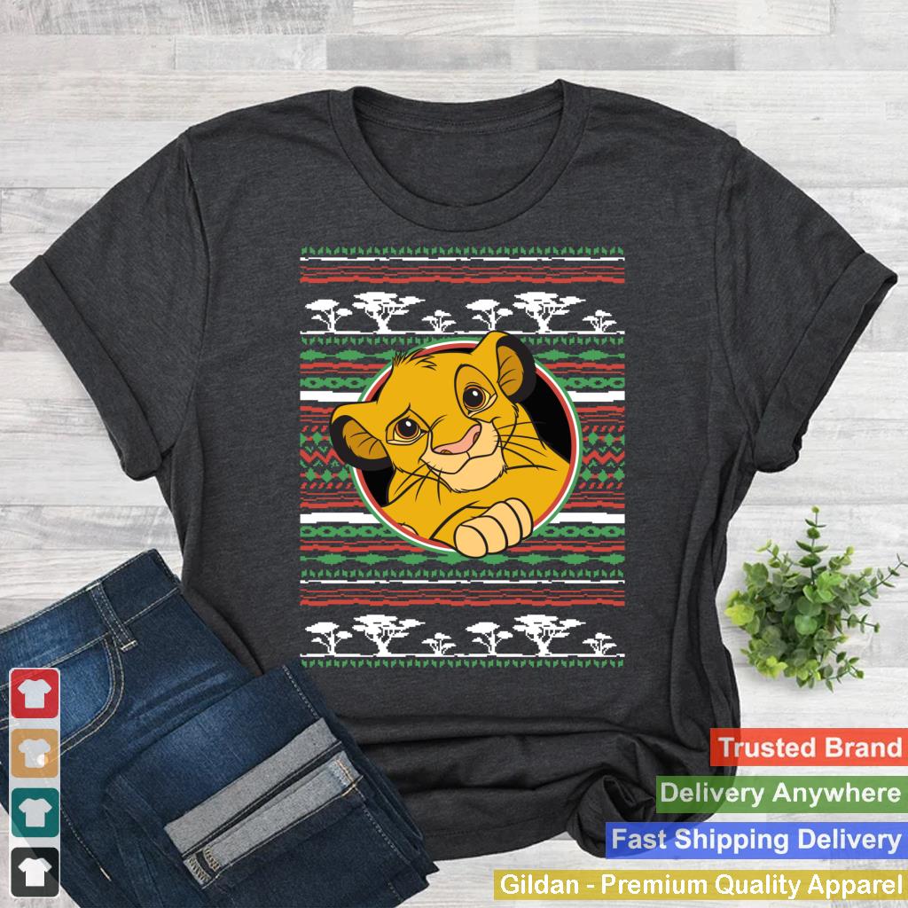 Disney The Lion King Simba Ugly Christmas Sweater Holiday