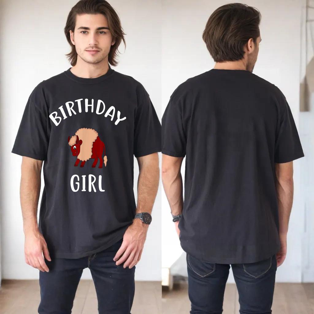 Birthday Girl BUFFALO T-Shirt BUFFALO Shirt for Birthday