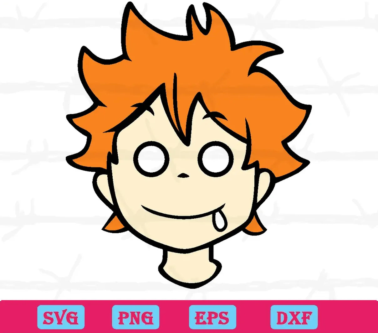 Chibi Cute Hinata Shouyou, Svg Files For Crafting And Diy Projects