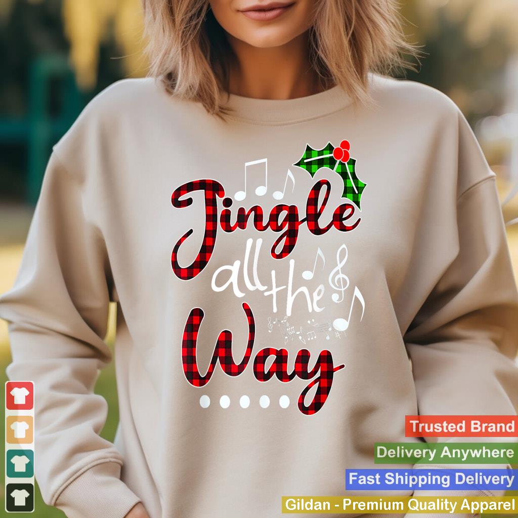 Jingle All The Way Shirt Red Buffalo Plaid Christmas Premium