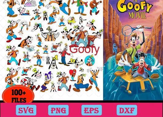 100+ Disney Goofy Svg Bundle, Disney Svg, Cartoon Svg