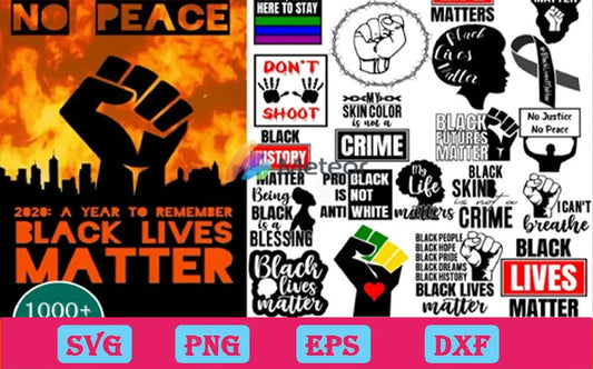 1000+ Files Black Lives Matter Svg Bundle