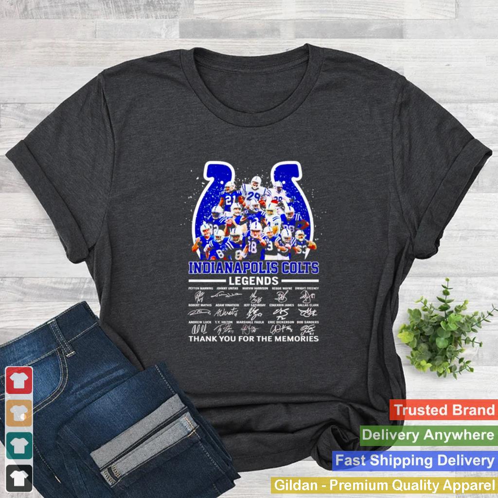 Indianapolis Colts legends thank you for the memories shirt