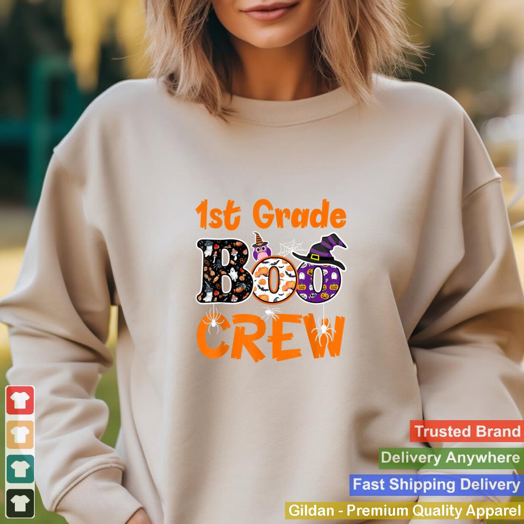 1st Grade Boo Crew Teacher Student Halloween Costume 2021 T Shirt 2