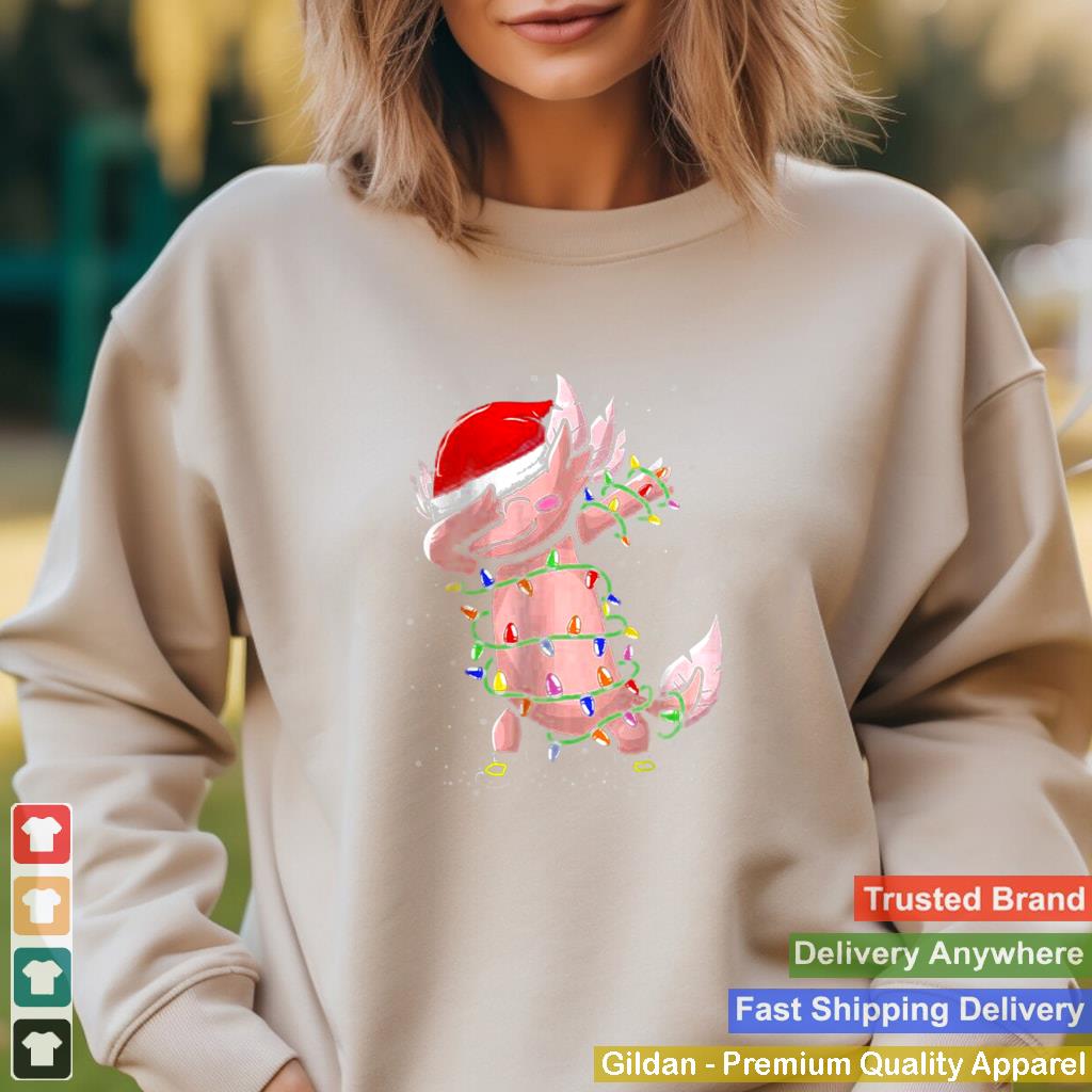 Axolotl Dabbing As Christmas T Shirt