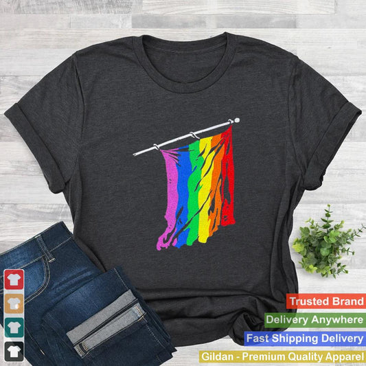 Indiana Pride Flag shirt