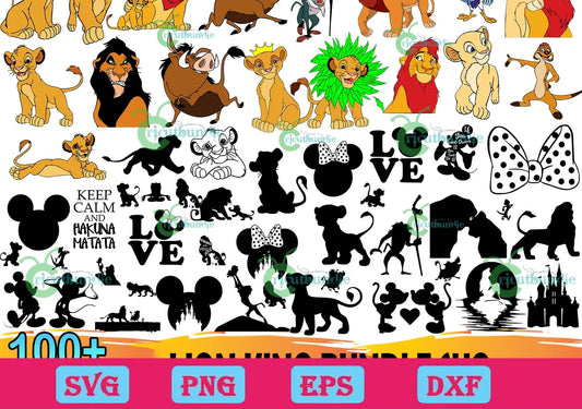 100+ Lion King Bundle Svg