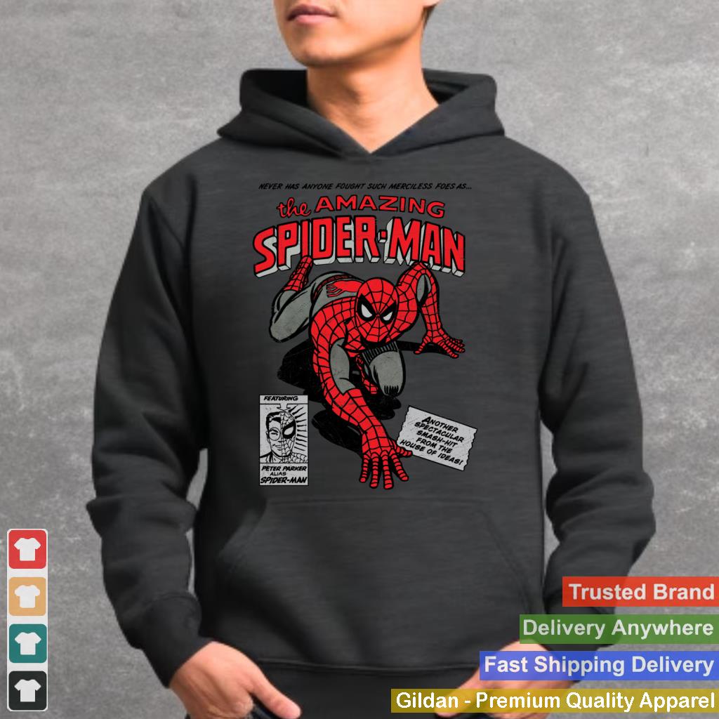 Marvel Spider-Man Retro Comic Pullover Hoodie