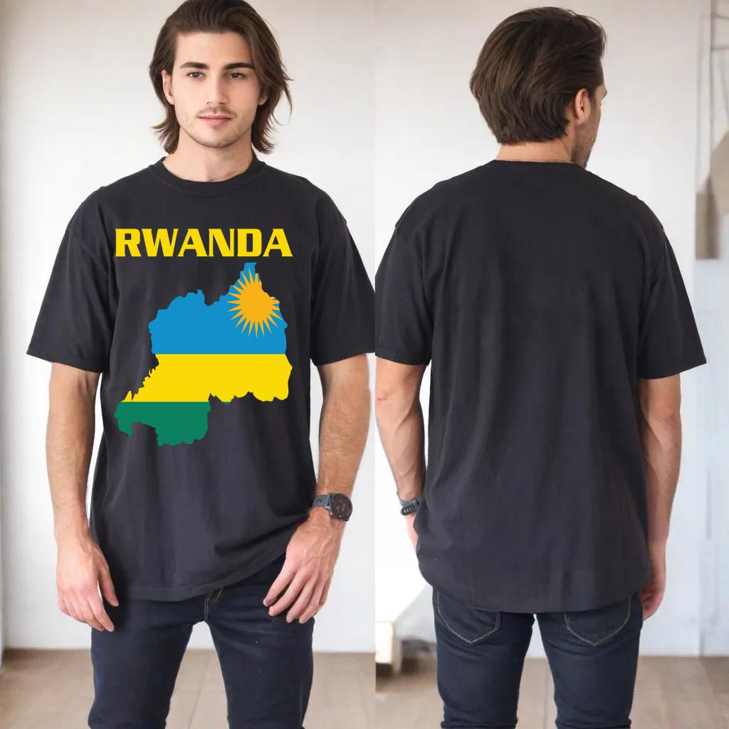 Rwanda Flag Country Shape, Rwandan Flag, Rwanda