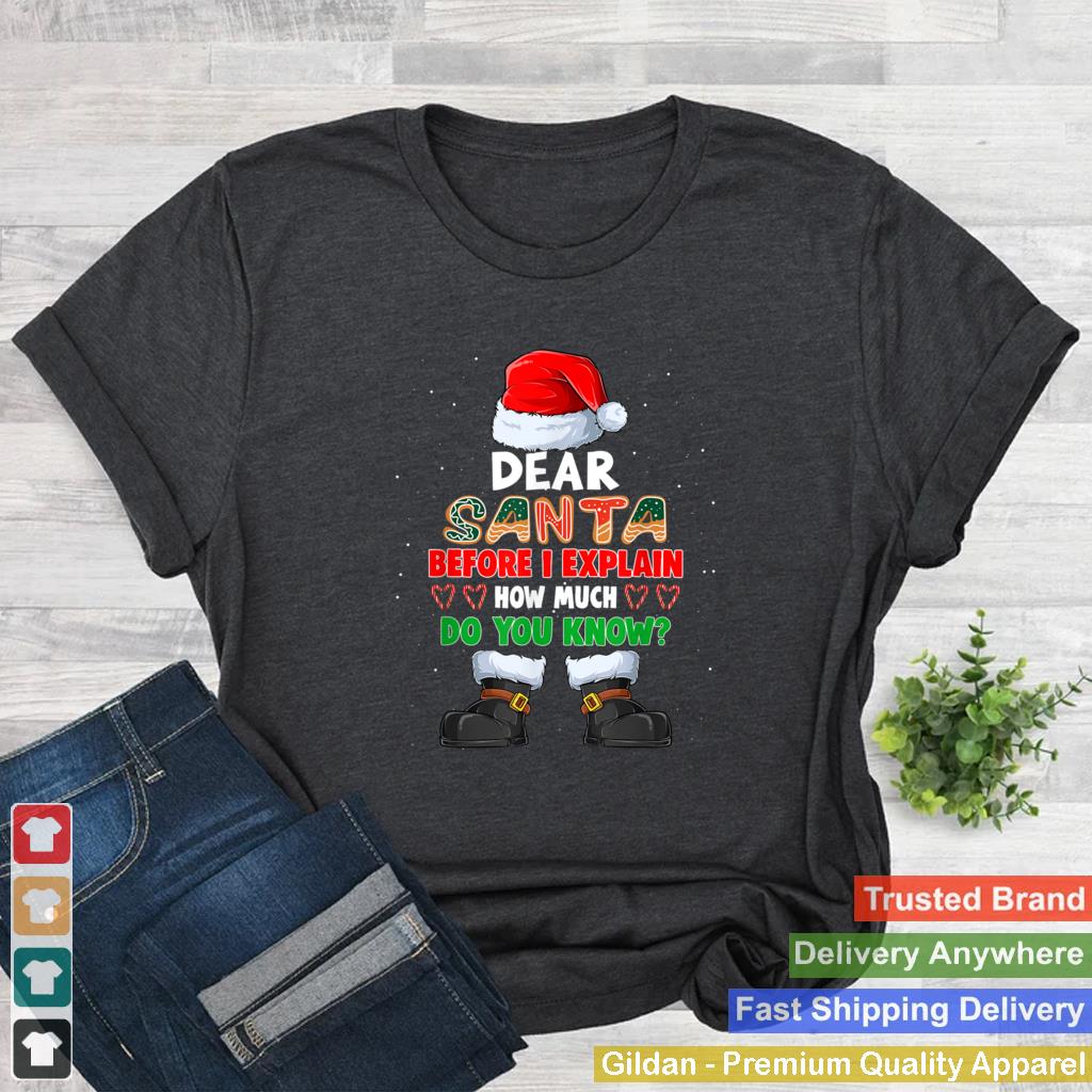 2021 Funny Christmas Quotes Apparel Santa I Can Explain T Shirt