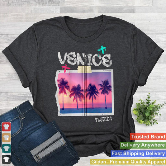 Venice Florida Retro Surfer Vintage Beach